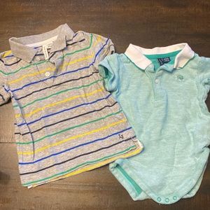 Janie and Jack Toddler boy shirt set 6-12 Month